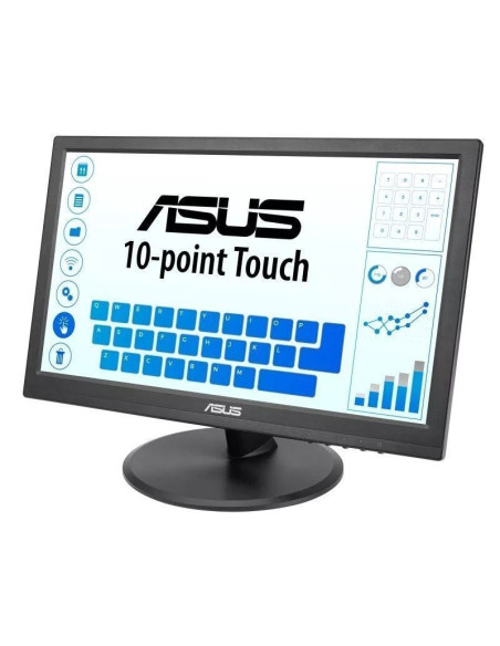 Monitor Profesional Táctil Asus VT168HR 15.6"/ WXGA/ Negro