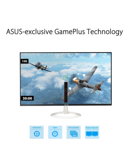 Monitor Gaming Asus VZ27EHF-W 27"/ Full HD/ 1ms/ 100Hz/ IPS/ Blanco