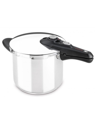 Olla a Presión Bra Vitesse A185102/  22cm/ 6L/ Acero Inoxidable/ Apta para Inducción