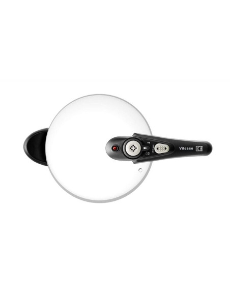 Olla a Presión Bra Vitesse A185102/  22cm/ 6L/ Acero Inoxidable/ Apta para Inducción
