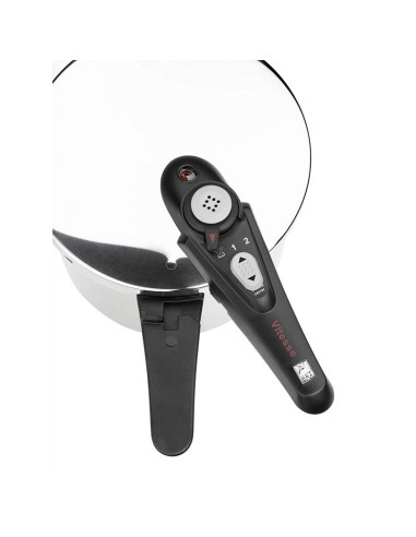 Olla a Presión Bra Vitesse A185102/  22cm/ 6L/ Acero Inoxidable/ Apta para Inducción