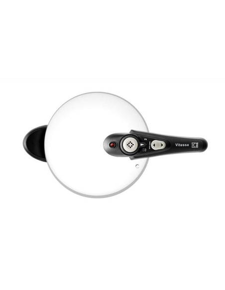 Olla a Presión Bra Vitesse A185103/  22cm/ 7L/ Acero Inoxidable/ Apta para Inducción