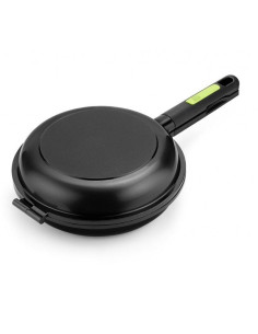 Sartén Dupla para Tortillas Bra Prior A121465/  24cm/ Aluminio fundido/ Apta para Inducción