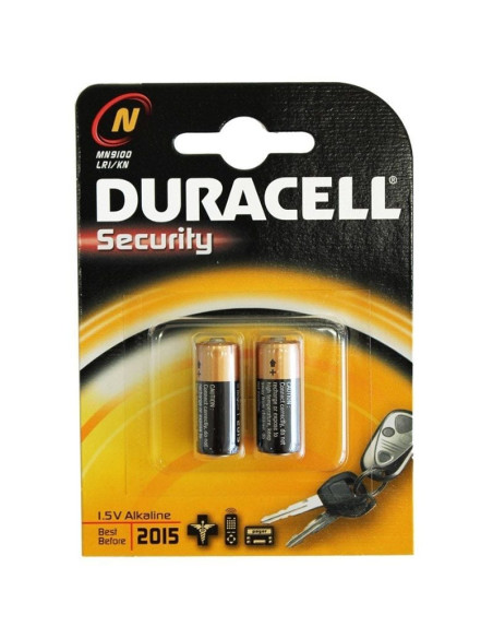 Pack de 2 Pilas N Cell Duracell MN9100B2/ 1.5V/ Alcalinas