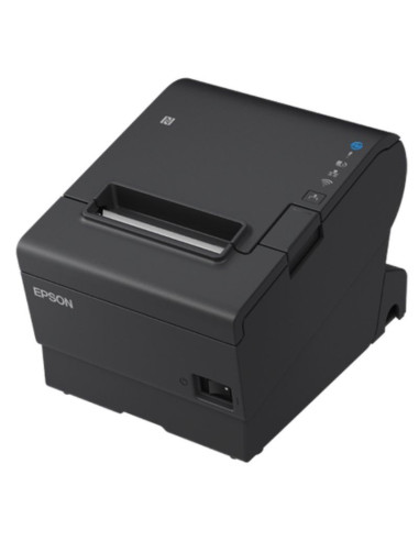 Impresora de Tickets Epson TM-T88 VII PS/ Térmica/ Ancho papel 80mm/ USB-Ethernet/ Negra