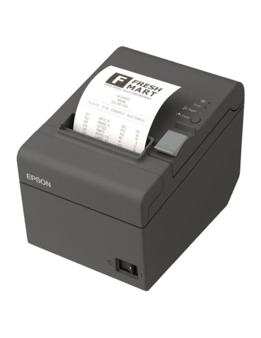 Impresora de Tickets Epson TM-T20III/ Térmica/ Ancho papel 80mm/ USB-RS232/ Negra