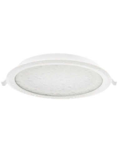 Downlight Iglux IG-54-18W-F/ Circular/  225 x 29.5mm/ Potencia 18W/ 1720 Lúmenes/ 6000ºK/ Blanco