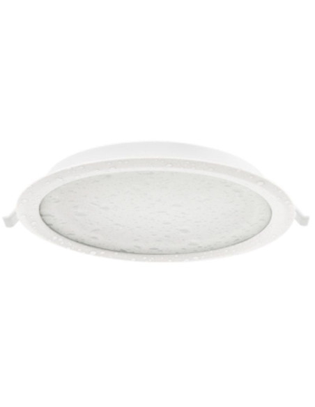 Downlight Iglux IG-54-18W-F/ Circular/  225 x 29.5mm/ Potencia 18W/ 1720 Lúmenes/ 6000ºK/ Blanco