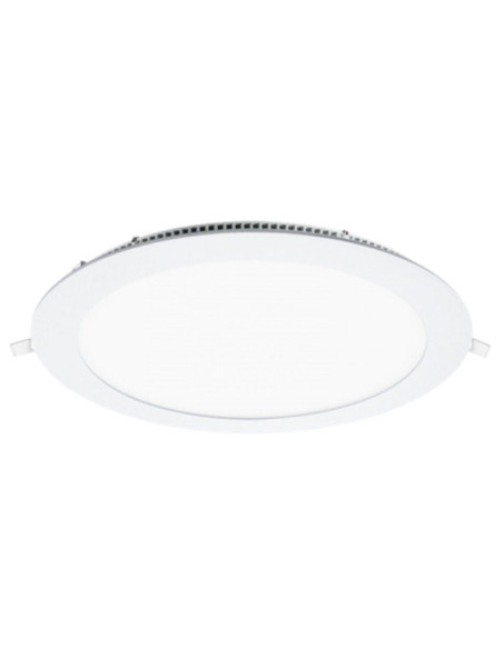Downlight Iglux LS-102118-FB V2/ Circular/  220 x 19mm/ Potencia 18W/ 1700 Lúmenes/ 6000ºK/ Blanco