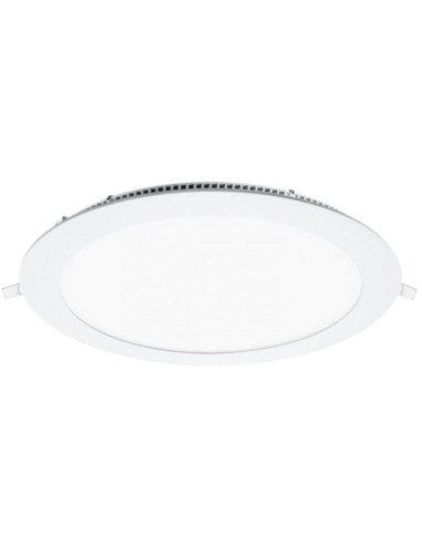 Downlight Iglux WIFI-20W/ Circular/  240 x 30mm/ Potencia 20W/ 2100 Lúmenes/ 3000º-6000ºK/ Blanco