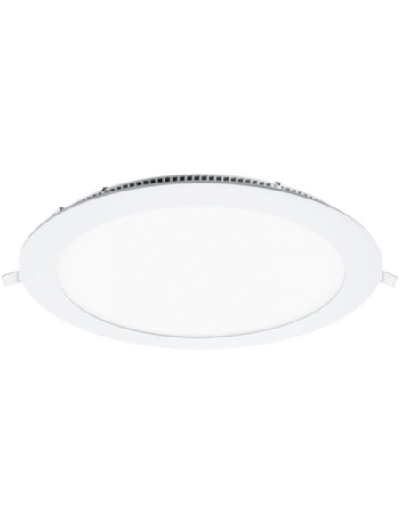 Downlight Iglux WIFI-20W/ Circular/  240 x 30mm/ Potencia 20W/ 2100 Lúmenes/ 3000º-6000ºK/ Blanco