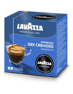 Cápsula Lavazza Cremosamente Dek para cafeteras A Modo Mio/ Caja 16