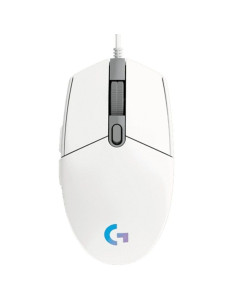 Ratón Gaming Logitech G102 Lightsync/ Hasta 8000 DPI/ Blanco 2