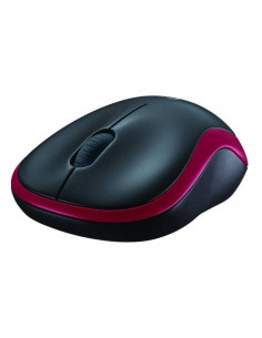Ratón Inalámbrico Logitech M185/ Hasta 1000 DPI/ Rojo 2