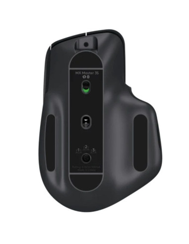 Ratón Ergonómico Inalámbrico por Bluetooth Logitech MX Master 3S/ Batería recargable/ Hasta 8000 DPI/ Grafito