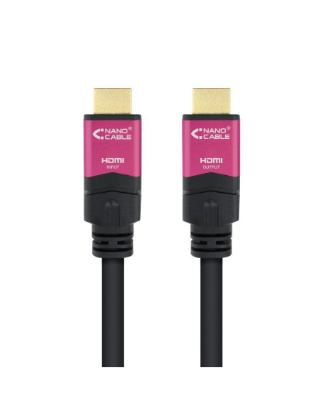 Cable HDMI Nanocable 10.15.3730/ HDMI Macho - HDMI Macho/ 30m/ Negro