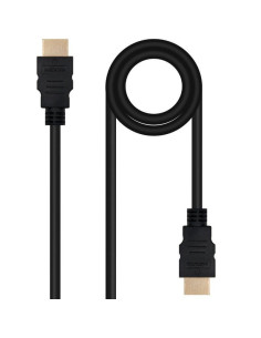 Cable HDMI 2.0 4K Nanocable 10.15.3807/ HDMI Macho - HDMI Macho/ 7m/ Negro