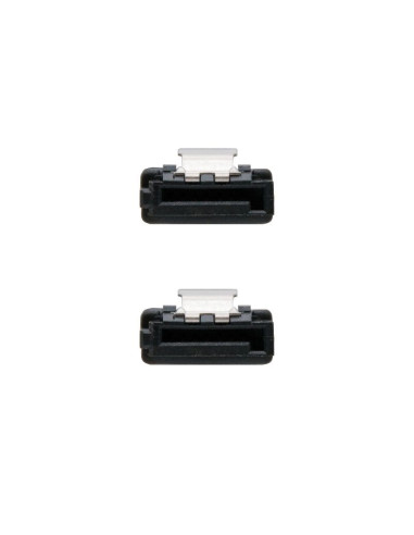 Cable SATA III Nanocable 10.18.1001-BK/ 50cm/ Negro