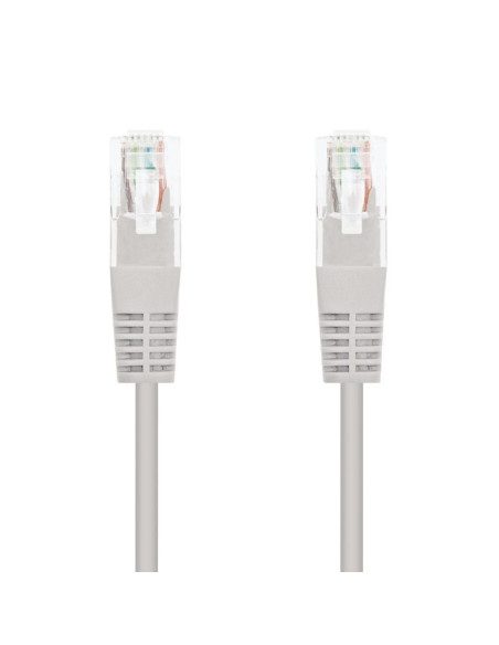 Cable de Red RJ45 UTP Nanocable 10.20.0100-L30 Cat.5e/ 30cm/ Gris