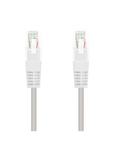 Cable de Red RJ45 UTP Nanocable 10.20.0101-W Cat.5e/ 1m/ Blanco