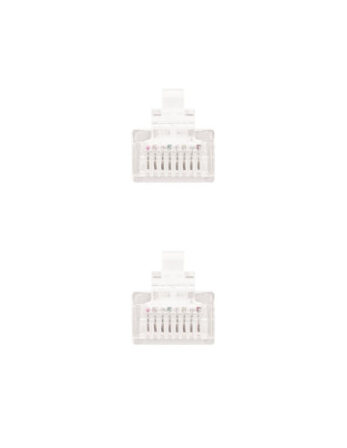 Cable de Red RJ45 UTP Nanocable 10.20.0101-W Cat.5e/ 1m/ Blanco