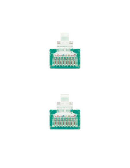 Cable de Red RJ45 UTP Nanocable 10.20.0400-L25-GR Cat.6/ 25cm/ Verde