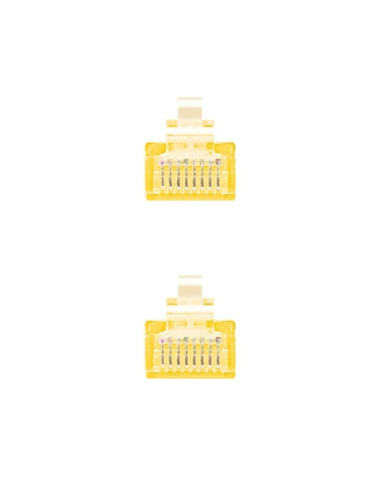 Cable de Red RJ45 UTP Nanocable 10.20.0403-Y Cat.6/ 3m/ Amarillo
