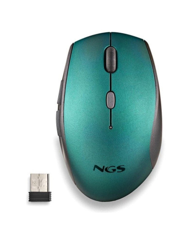 Ratón Inalámbrico NGS Bee Blue/ Hasta 1600 DPI/ Azul