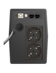 SAI Línea Interactiva Phasak 600 VA LCD/ 600VA/ 2 Salidas/ Formato Torre 2