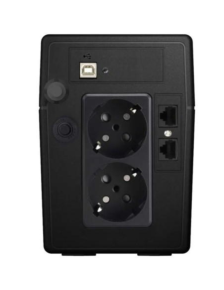 SAI Línea Interactiva Phasak 850 VA LCD Interactive/ 850VA/ 2 Salidas/ Formato Torre