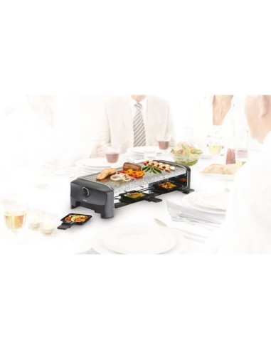 Parrilla Princess Stone & Raclette Party 162830/ 1300W/ Tamaño 45*21cm
