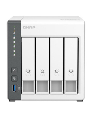NAS QNAP TS-433-4G/ 4 Bahías 3.5"- 2.5"/ 4GB/ Formato Torre