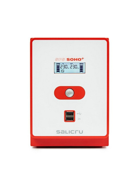 SAI Línea Interactiva Salicru SPS 1200 SOHO+ IEC/ 1200VA-720W/ 6 Salidas/ Formato Torre