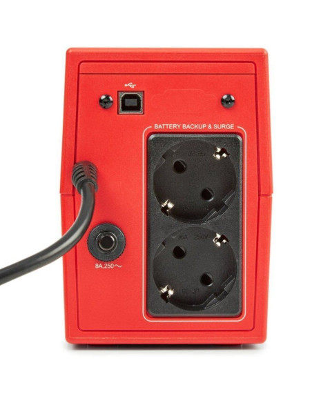 SAI Línea Interactiva Salicru SPS 850 SOHO+/ 850VA-480W/ 2 Salidas/ Formato Torre