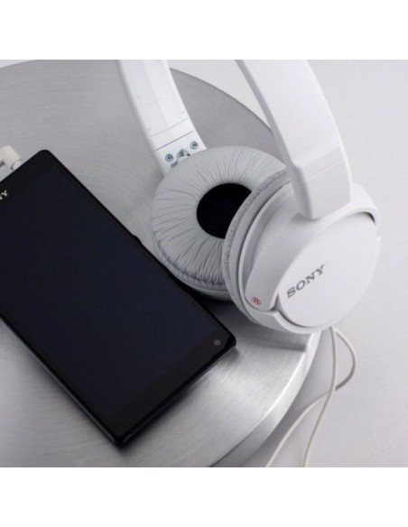 Auriculares Sony MDRZX110APW/ con Micrófono/ Jack 3.5/ Blancos