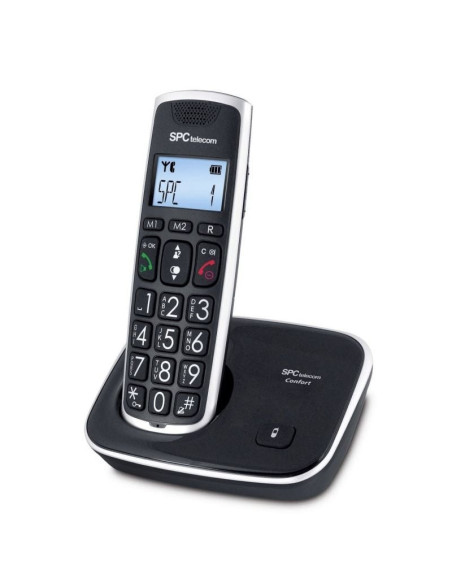 Teléfono Inalámbrico SPC Telecom 7608/ Negro
