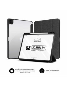 Funda Subblim Clear Shock para Tablet iPad Pro 11"" 2020-2022/ Negra