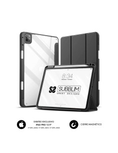 Funda Subblim Clear Shock Case para iPad Pro 12.9" 2022-21-20/ Negra