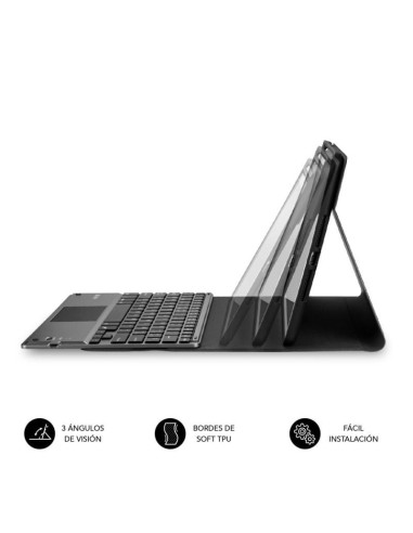 Funda con Teclado Subblim Keytab Pro Bluetooth Touchpad para Tablets Apple iPad Pro de 11" 2020/ Negra