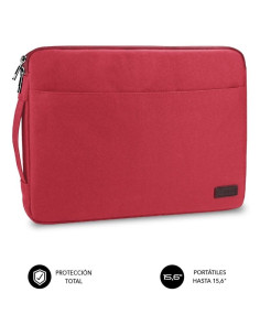 Funda Subblim Urban Laptop Sleeve para Portátiles hasta 15.6""/ Roja