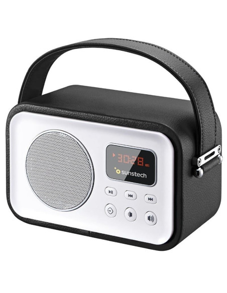 Radio Portátil Sunstech RPBT450/ Negra