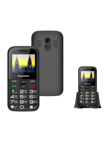 Teléfono Móvil Sunstech CEL4/ Negro