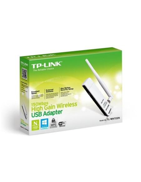 Adaptador USB - WiFi TP-Link TL-WN722N/ 150Mbps