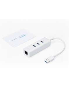Hub USB 3.0 TP-Link UE330/ 3xUSB/ 1xRJ45/ Blanco 2