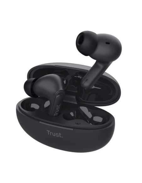 Auriculares Bluetooth Trust Yavi ENC con estuche de carga/ Negros