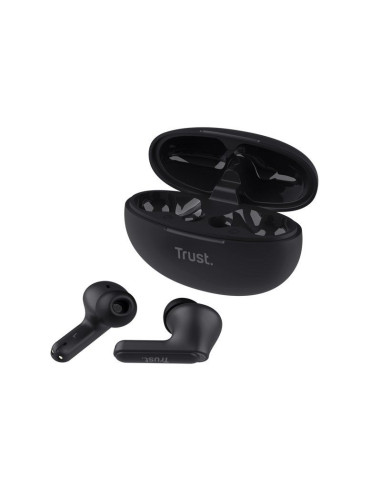 Auriculares Bluetooth Trust Yavi ENC con estuche de carga/ Negros