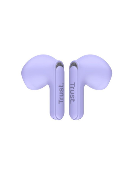 Auriculares Bluetooth Trust Yavi ENC con estuche de carga/ Morados