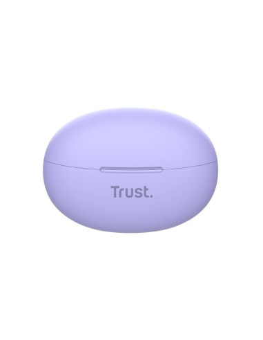 Auriculares Bluetooth Trust Yavi ENC con estuche de carga/ Morados