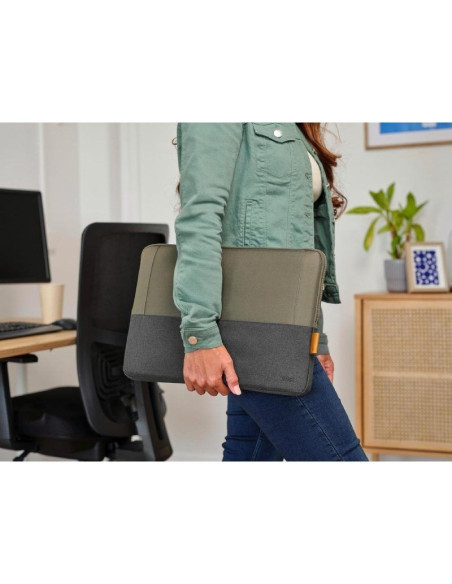 Funda Trust Lisboa para Portátiles hasta 16"/ Verde