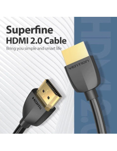 Cable HDMI 2.0 4K Vention AAIBG/ HDMI Macho - HDMI Macho/ 1.5m/ Negro 2